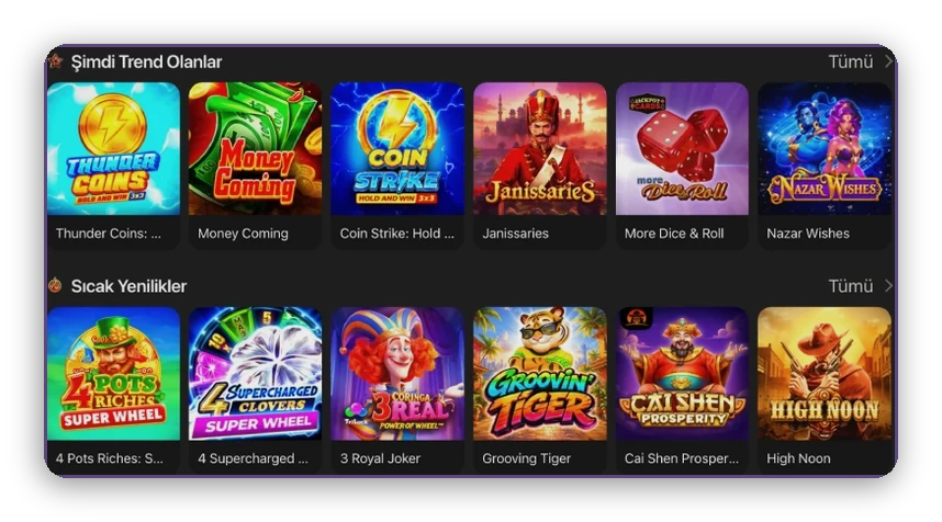Gündemdeki slotlar Önizleme: slot lobisinde gündemdeki oyunlar ve sıcak yeni çıkanlar satırları